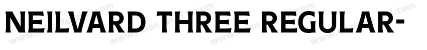 Neilvard Three Regular字体转换